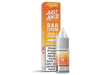 Just Juice - Bar - Orange & Clementine - Nikotinsalz...