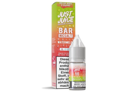 Just Juice - Bar - Watermelon - Nikotinsalz Liquid - 10...