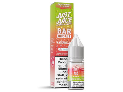 Just Juice - Bar - Watermelon - Nikotinsalz Liquid - 20...