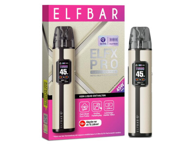 Elfbar Elfx Pro Pod Kit E-Zigarette wei& box