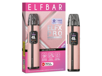 Elfbar Elfx Pro Pod Kit E-Zigarette pink box