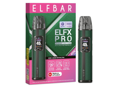 Elfbar Elfx Pro Pod Kit E-Zigarette gr&u box