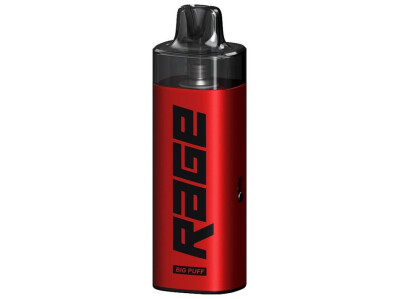 RAGE Big Puff Pod System E-Zigarette rot