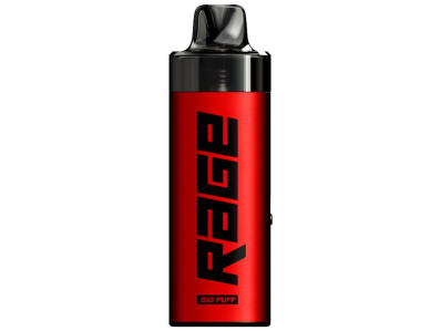 RAGE Big Puff Pod System E-Zigarette rot