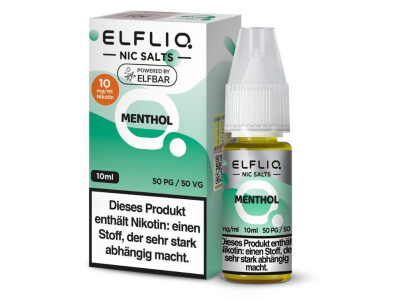 ELFLIQ - Menthol - Nikotinsalz Liquid - 10 mg/ml (1er...