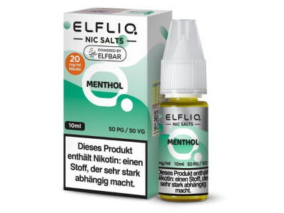 ELFLIQ - Menthol - Nikotinsalz Liquid -  box