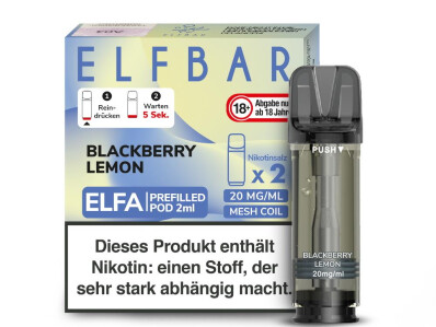 Elfbar Elfa Pod - Blackberry Lemon - 20 mg/ml (2 Stück)