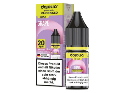 Dojoliq - Grape - Nikotinsalz Liquid - 2 box