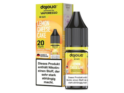 Dojoliq - Lemon Cheese Cake - Nikotinsalz Liquid - 20...