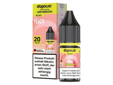 Dojoliq - Peach - Nikotinsalz Liquid - 20 mg/ml (1er...