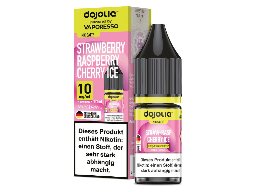 Dojoliq - Strawberry Raspberry Cherry Ice - Nikotinsalz...