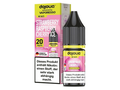 Dojoliq - Strawberry Raspberry Cherry Ice - Nikotinsalz...