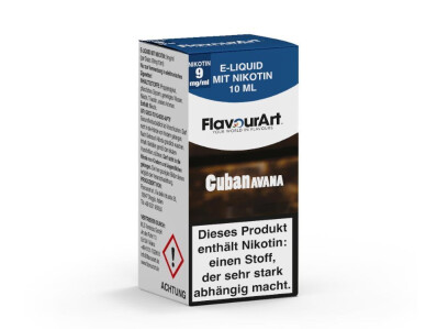 FlavourArt - Cuban Avana E-Zigaretten Li box