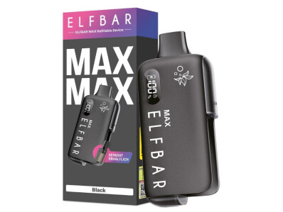 Elfbar Max Pod Sytem E-Zigarette schwarz