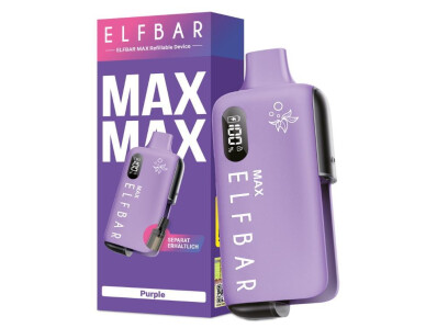 Elfbar Max Pod Sytem E-Zigarette lila box