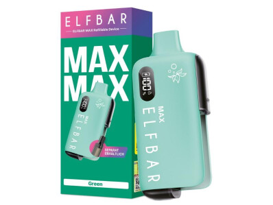 Elfbar Max Pod Sytem E-Zigarette grü box