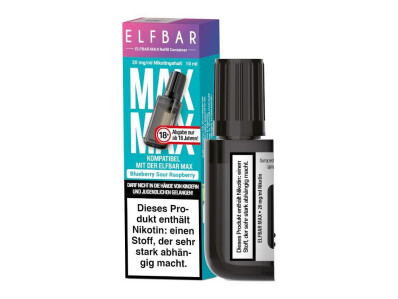 Elfbar Max Refill Container Blueberry Sour Raspberry - 20...