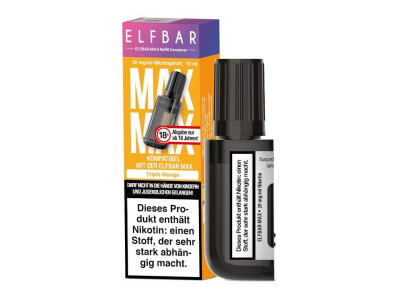 Elfbar Max Refill Container Tripple Mango - 20 mg/ml (1er...