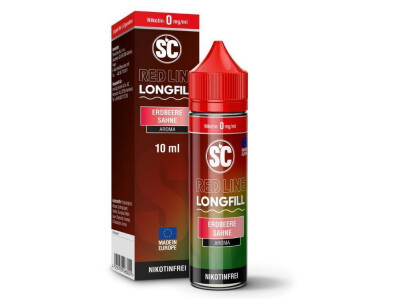 SC - Red Line - Aroma Erdbeere Sahne 10  box