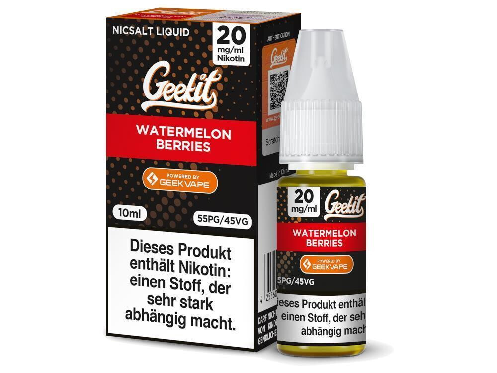 GeekVape Geekit - Watermelon Berries - Nikotinsalz Liquid