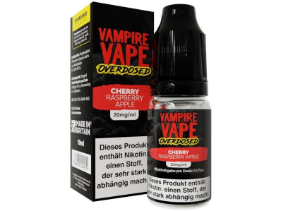 Vampire Vape - Overdosed - Cherry Raspbe box