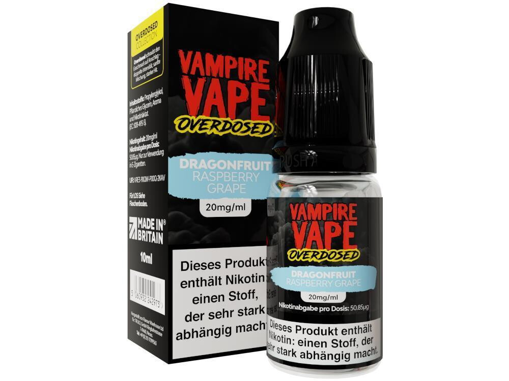 Vampire Vape - Overdosed - Dragonfruit Raspberry Grape -...