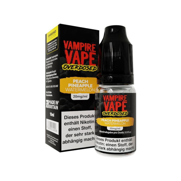Vampire Vape Overdosed  Nikotinsalz Liquid