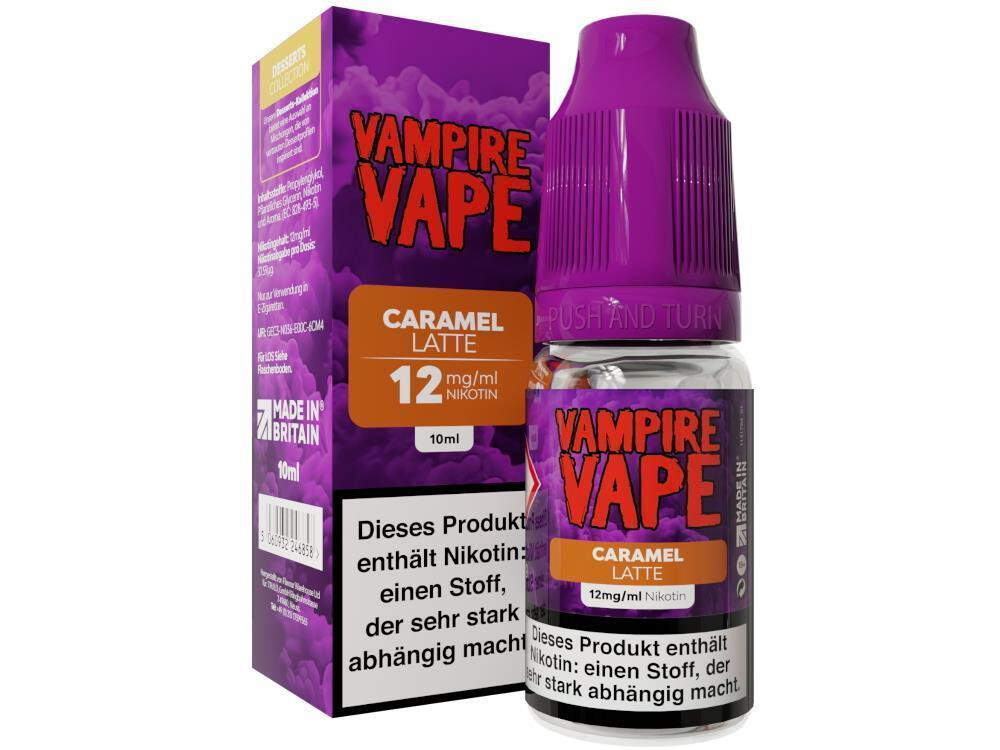 Vampire Vape Liquid - Dessert Collection - Caramel Latte