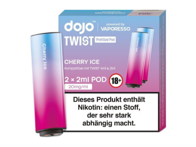 Vaporesso - Dojo - Twist Pod Cherry Ice  box