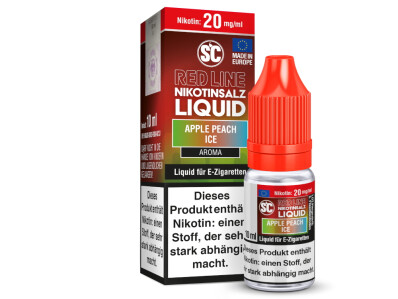 SC - Red Line - Apple Peach Ice - Nikotinsalz Liquid