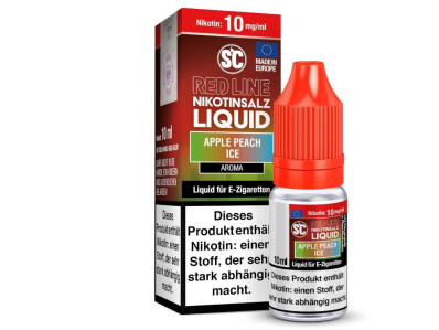 SC - Red Line - Apple Peach Ice - Nikoti box