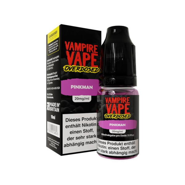 elfbar elfa master akku Vampire Vape Overdosed Pinkman NicSalt 10ml ☀, 8,69 €