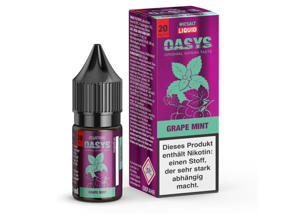 Revoltage OASYS - Grape Mint - Hybrid Nikotinsalz Liquid