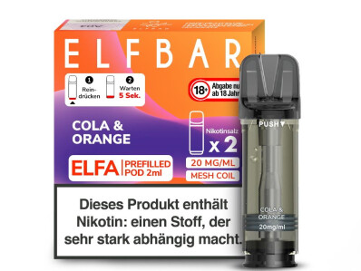 Elfbar Elfa Pod - Cola & Orange - 20 box