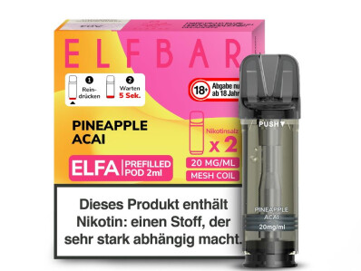 Elfbar Elfa Pod - Pineapple Acai - 20 mg box