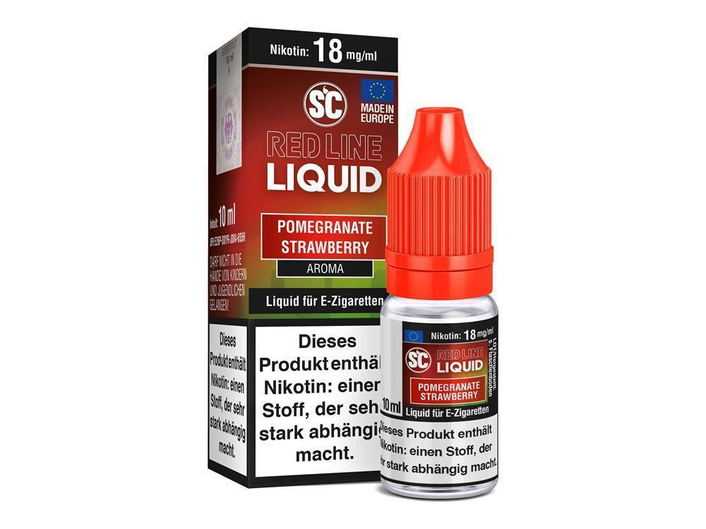 SC - Red Line Nikotin - Pomegranate Strawberry - Liquid