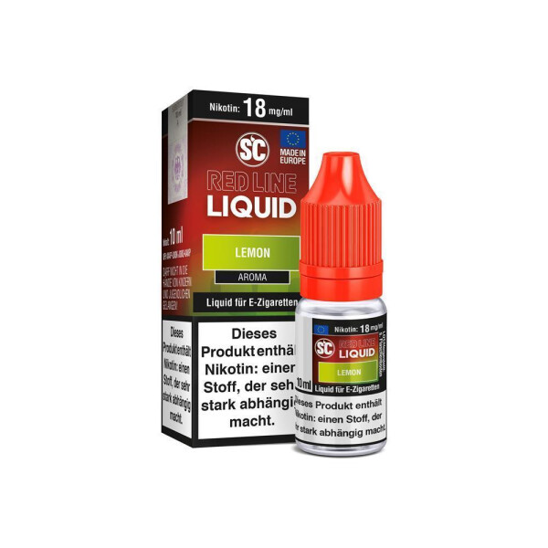 SC Red Line Nikotin Liquid Lemon ☀ 0-18 mg/ml, 7,10 €