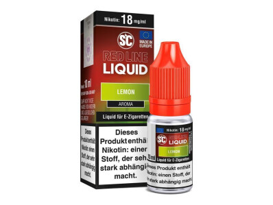 SC - Red Line Nikotin - Lemon - Liquid box