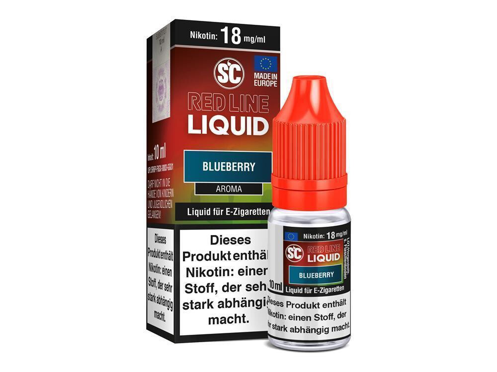 SC - Red Line Nikotin - Blueberry - Liquid