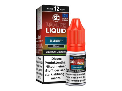 SC - Red Line Nikotin - Blueberry - Liqu box