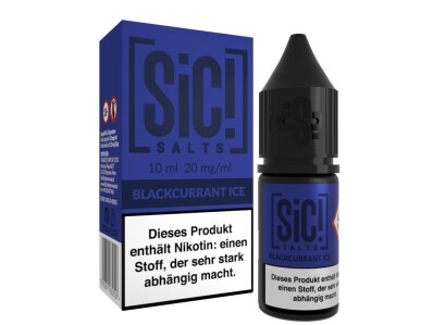 SiC! Salts - Blackcurrant Ice - Nikotins box