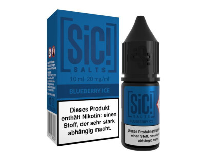 SiC! Salts - Blueberry Ice - Nikotinsalz box