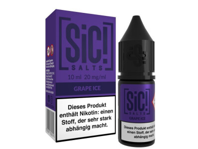 SiC! Salts - Grape Ice - Nikotinsalz Liq box