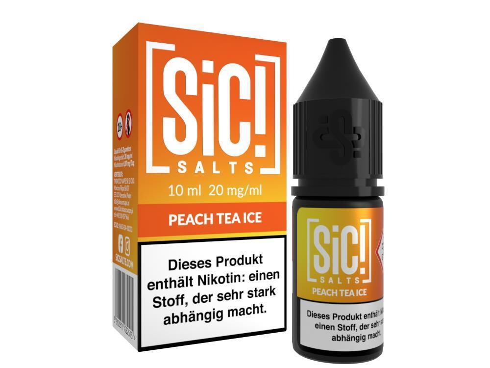 SiC! Salts - Peach Tea Ice - Nikotinsalz Liquid