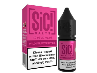 SiC! Salts - Wild Strawberry Ice - Nikot box