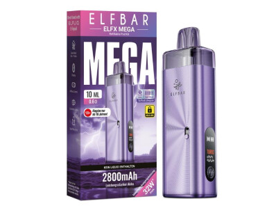 Elfbar Elfx Mega Pod System E-Zigarette  box