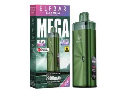 Elfbar Elfx Mega Pod System E-Zigarette  box