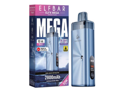Elfbar Elfx Mega Pod System E-Zigarette  box