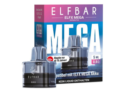 Elfbar Elfx Mega Pod mit 0,8 Ohm 5 ml box