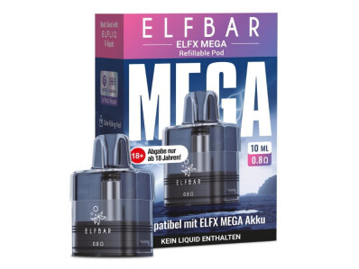 Elfbar Elfx Mega Pod mit 0,8 Ohm 10 ml box